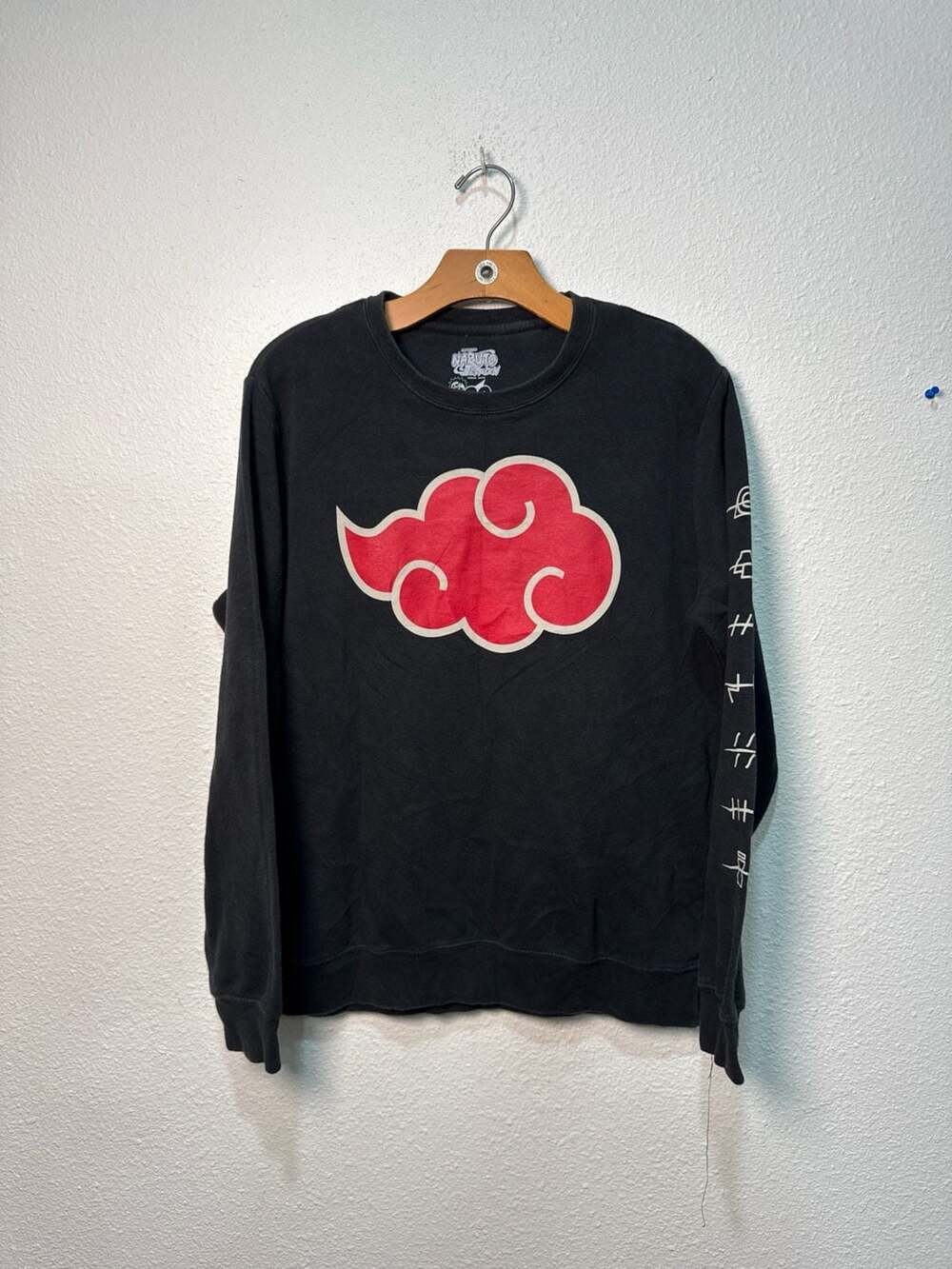 Ripple Junction Naruto Shippuden Akatsuki Cloud 20th Anniversary Sweatshirt M